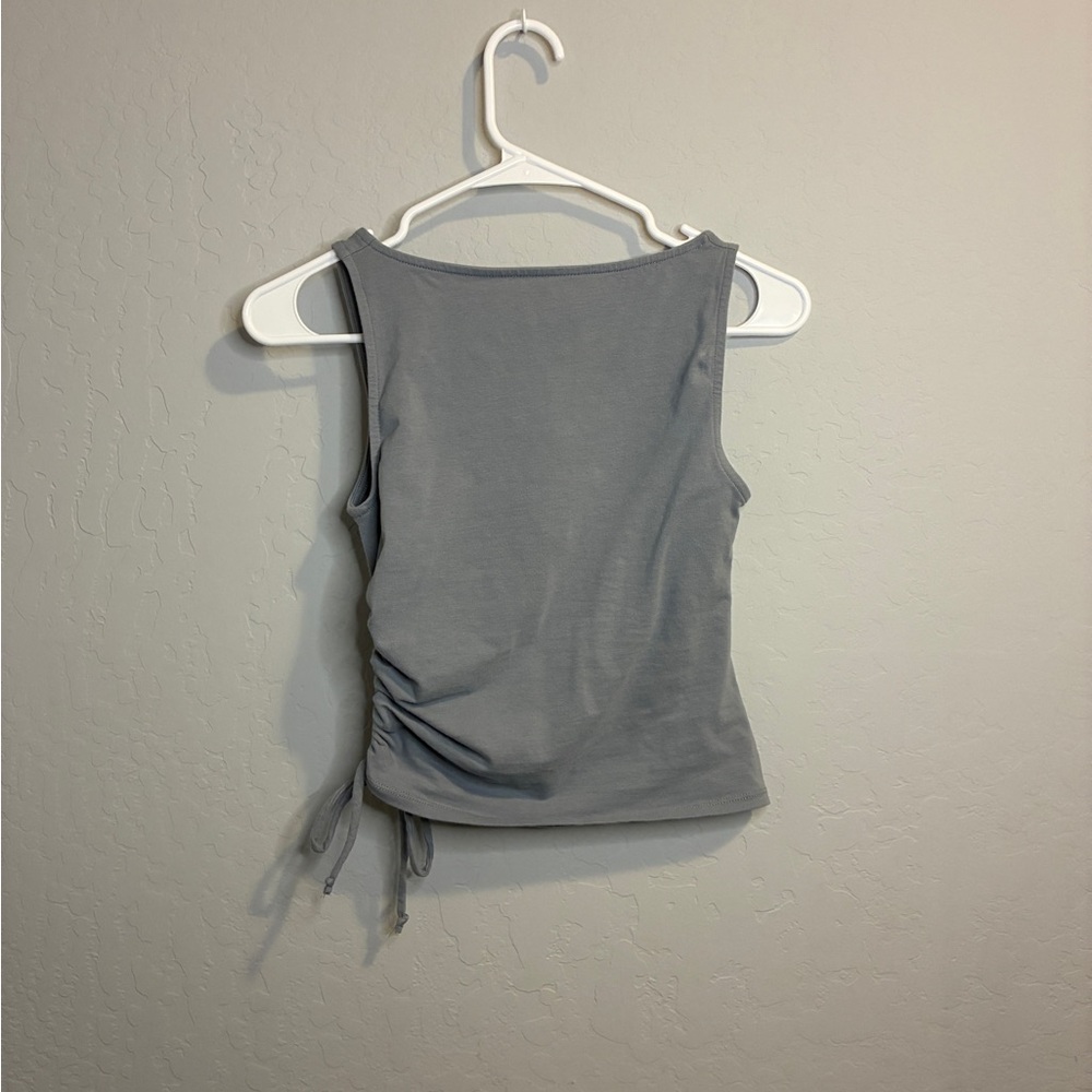 Wild Fable Gray Tank Top with Side Ties